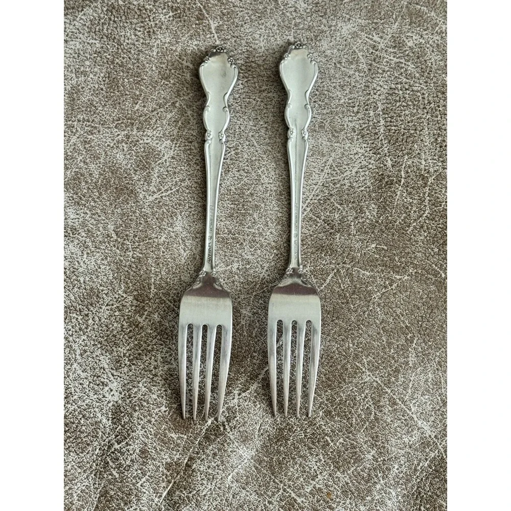 Oneida‎ Dover Cube Heirloom Flatware Dinner Forks